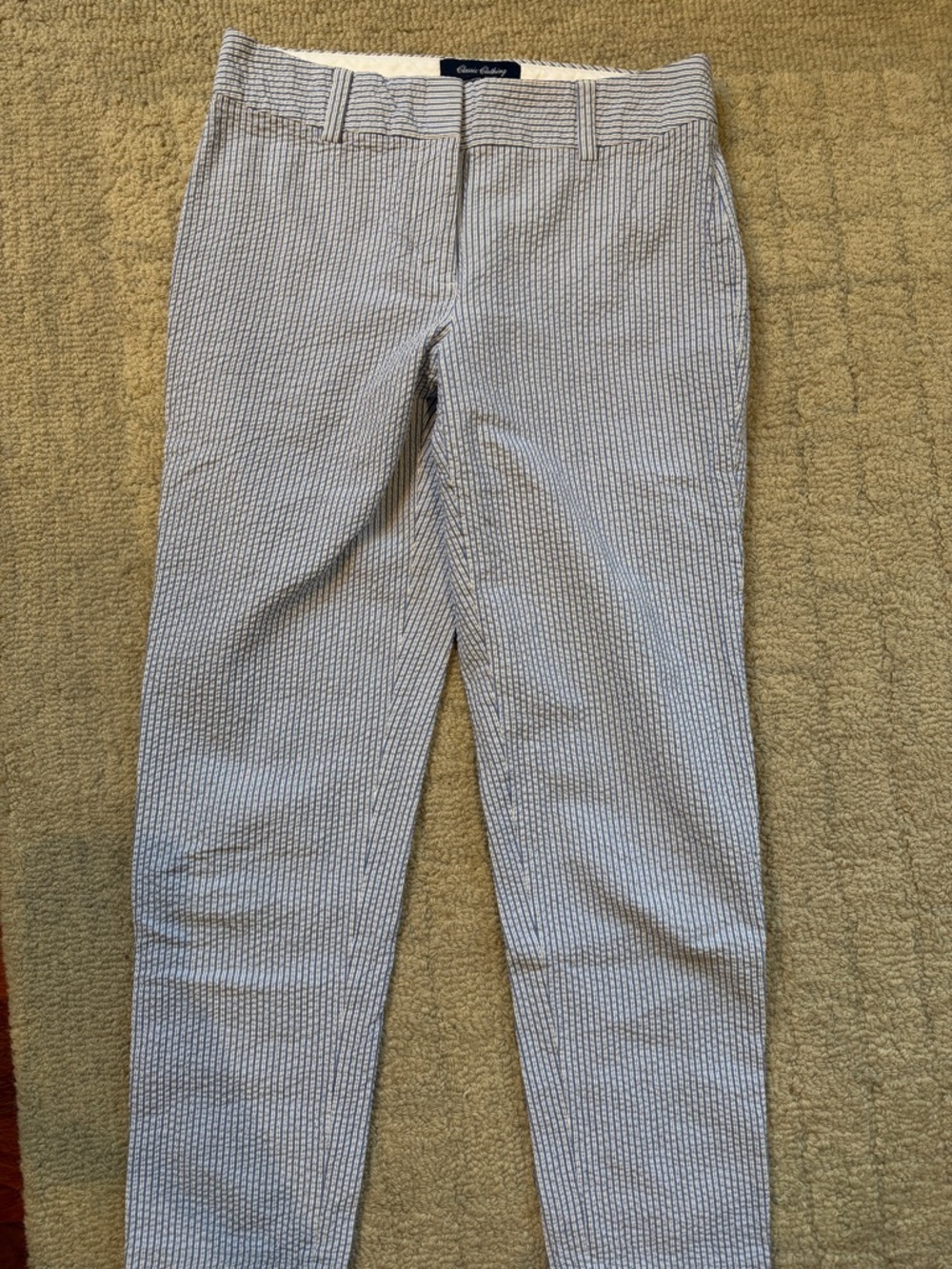 Lands’ End Seersucker Pants
